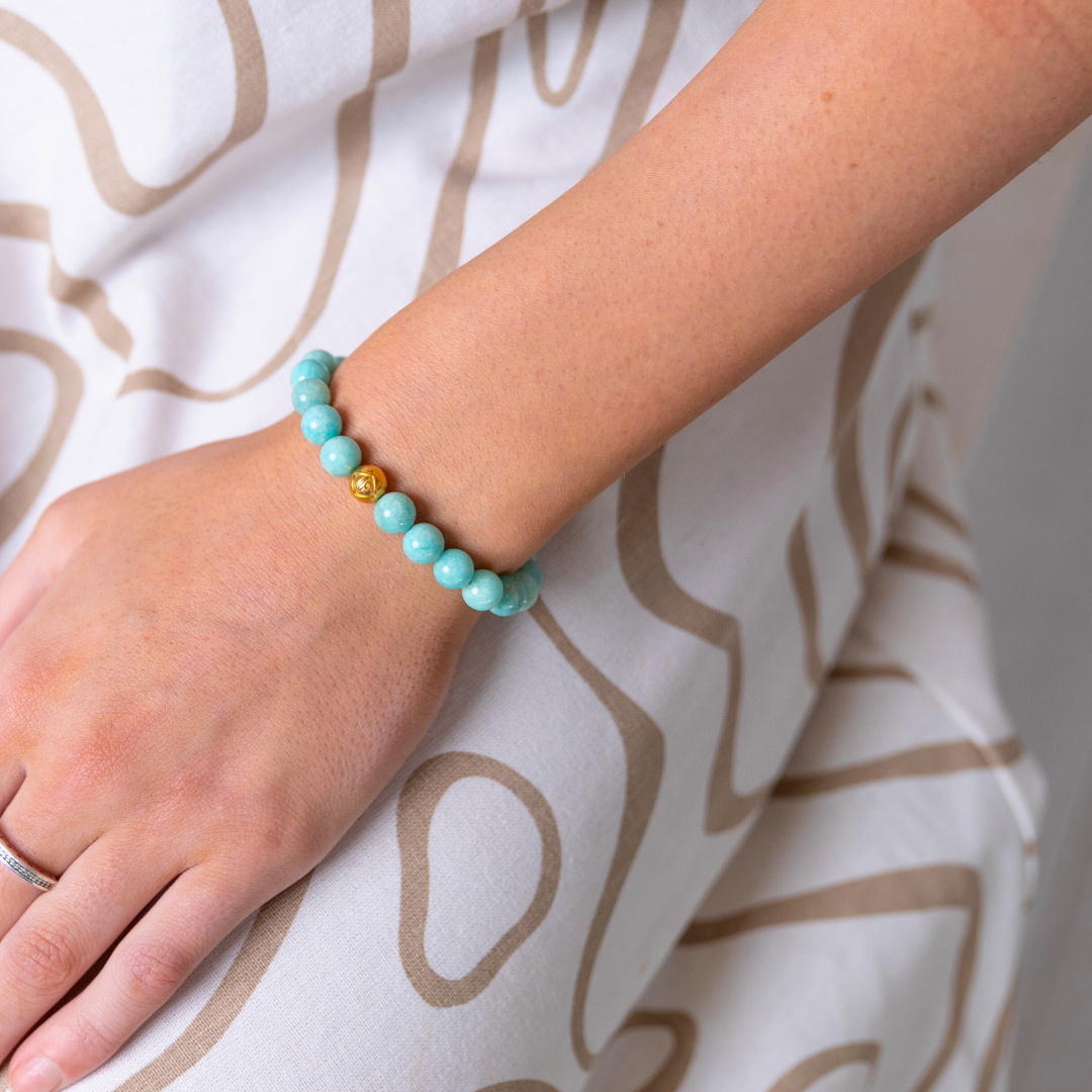 Amazonite Crystal Energy Bracelet Peace • Truth • Harmony