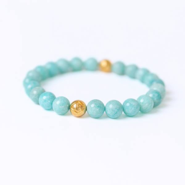 Amazonite Crystal Gold Peace · Truth · Harmony