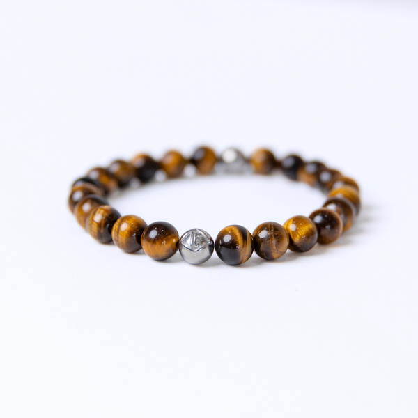Tigers Eye Crystal Silver Strength · Courage · Focus