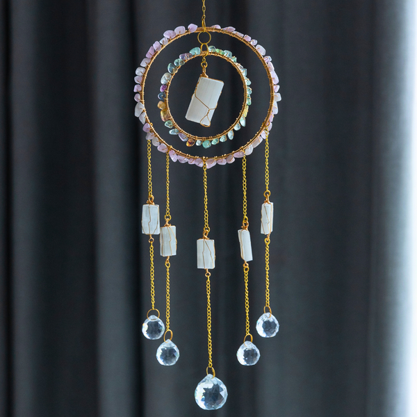 Amara Crystal Suncatcher • Emotional Balance • Mental Clarity • Energetic Cleansing