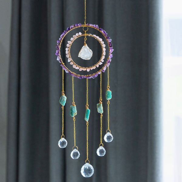 Amara Crystal Suncatcher Peace • Love • Expression