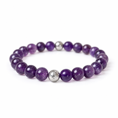 Amethyst Energy Crystal Bracelet Calm • Intuition • Protection
