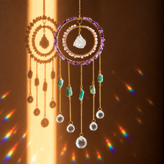 Amara Crystal Suncatcher Peace • Love • Expression
