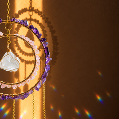 Amara Crystal Suncatcher Peace • Love • Expression