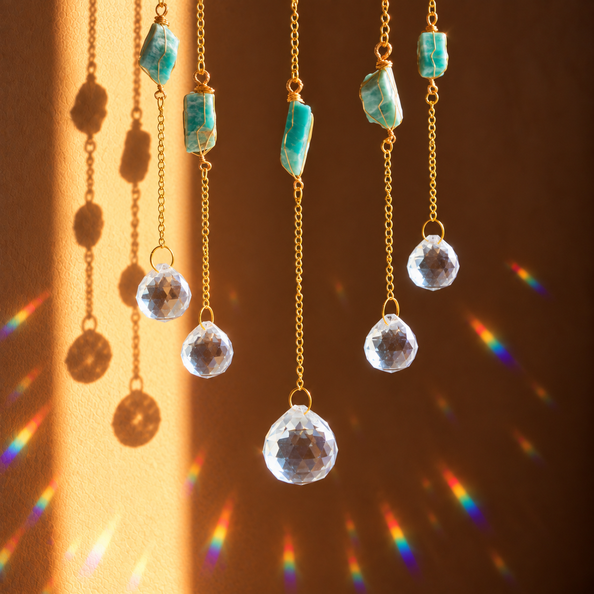 Amara Crystal Suncatcher Peace • Love • Expression