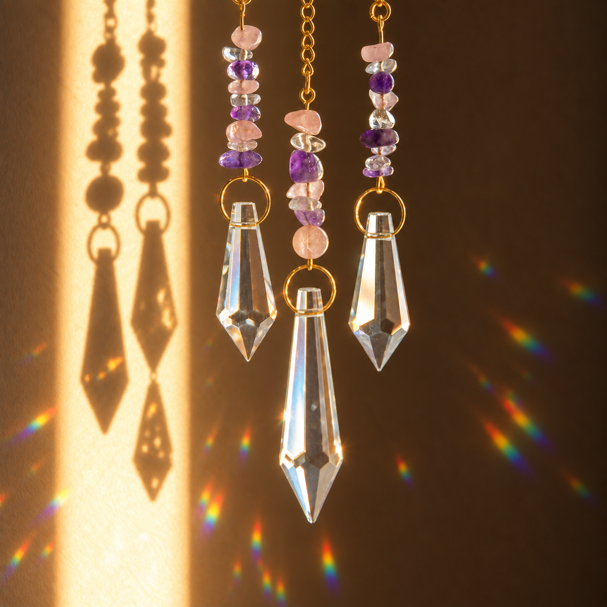 The 7 Days of Light Crystal Suncatcher Bundle