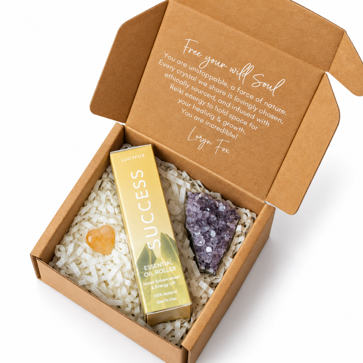 Success Essential Oil Roller Gift Set Clarity • Motivation • Intention
