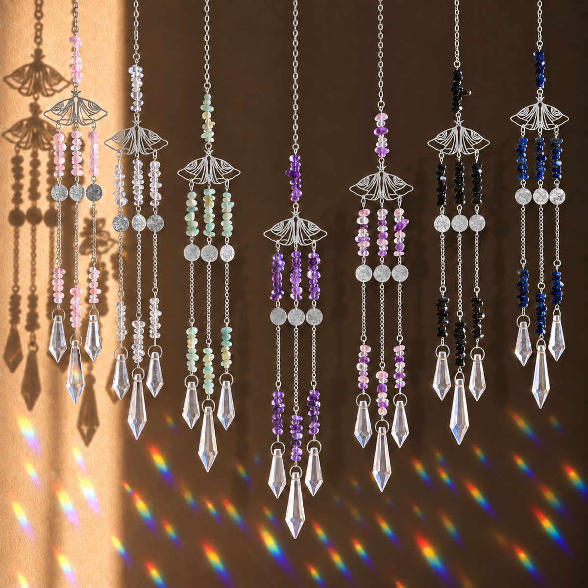 The 7 Days of Light Crystal Suncatcher Bundle