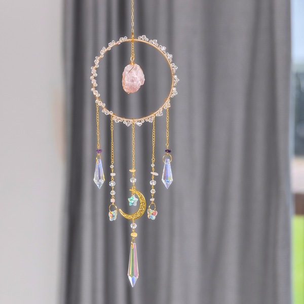 Infinity Multi Crystal Suncatcher for Love, Peace and Balance