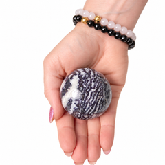 Zebra Fluorite Sphere Clarity · Balance · Focus