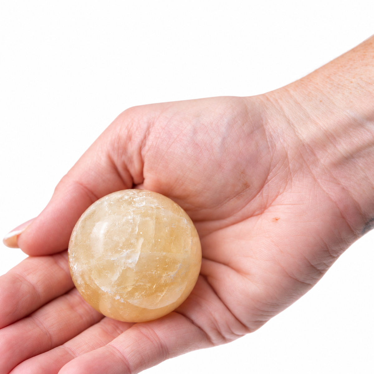Yellow Calcite Sphere Joy • Confidence • Optimism