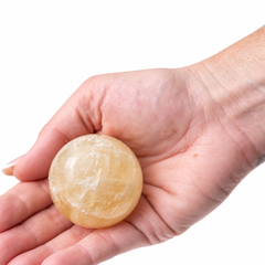 Yellow Calcite Sphere Joy • Confidence • Optimism
