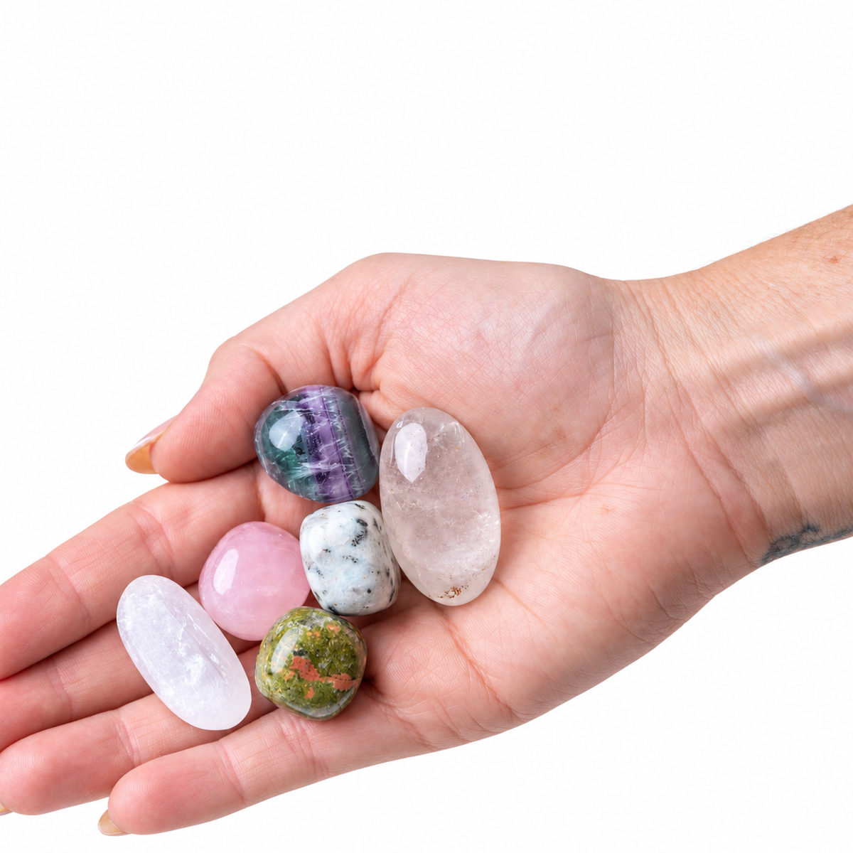 Navigate Motherhood Tumble Crystal Collection Love • Nurturing • Strength