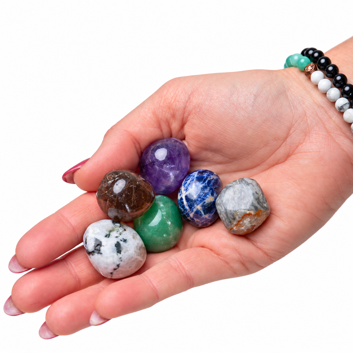 Stress & Worry Tumble Crystals Collection Calm • Grounding • Balance