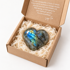 Labradorite Heart Intuition • Transformation • Protection