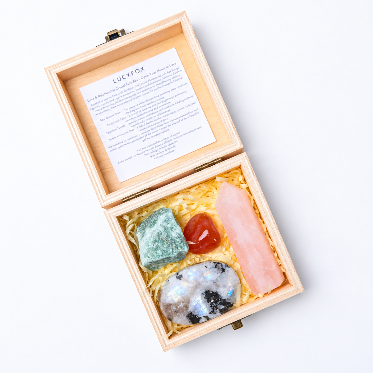 Love & Relationship Crystal Gift Box Love • Connection • Passion
