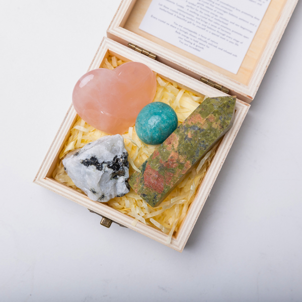 Motherhood Crystal Gift Box – Nurturing, Love & Strength