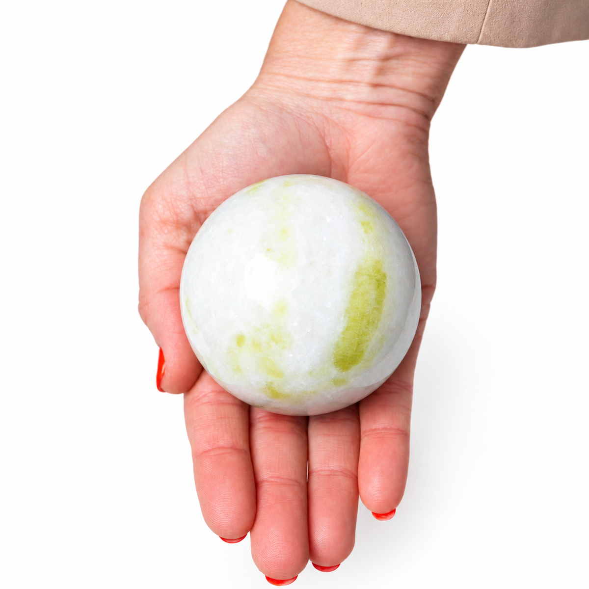 Light Xiuyan Jade Sphere Peace • Harmony • Prosperity