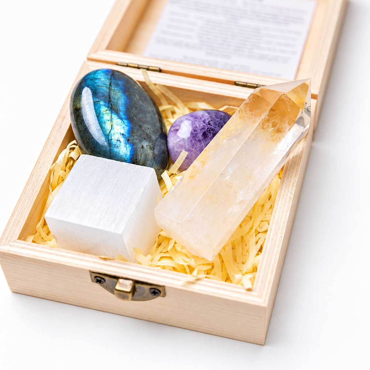 Spiritual Growth Crystal Gift Box – Elevate Your Energy & Intuition