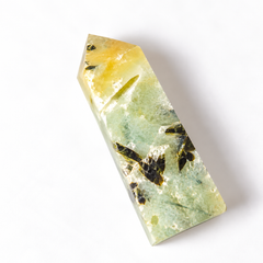 Prehinite Crystal Tower Intuition • Peace • Harmony