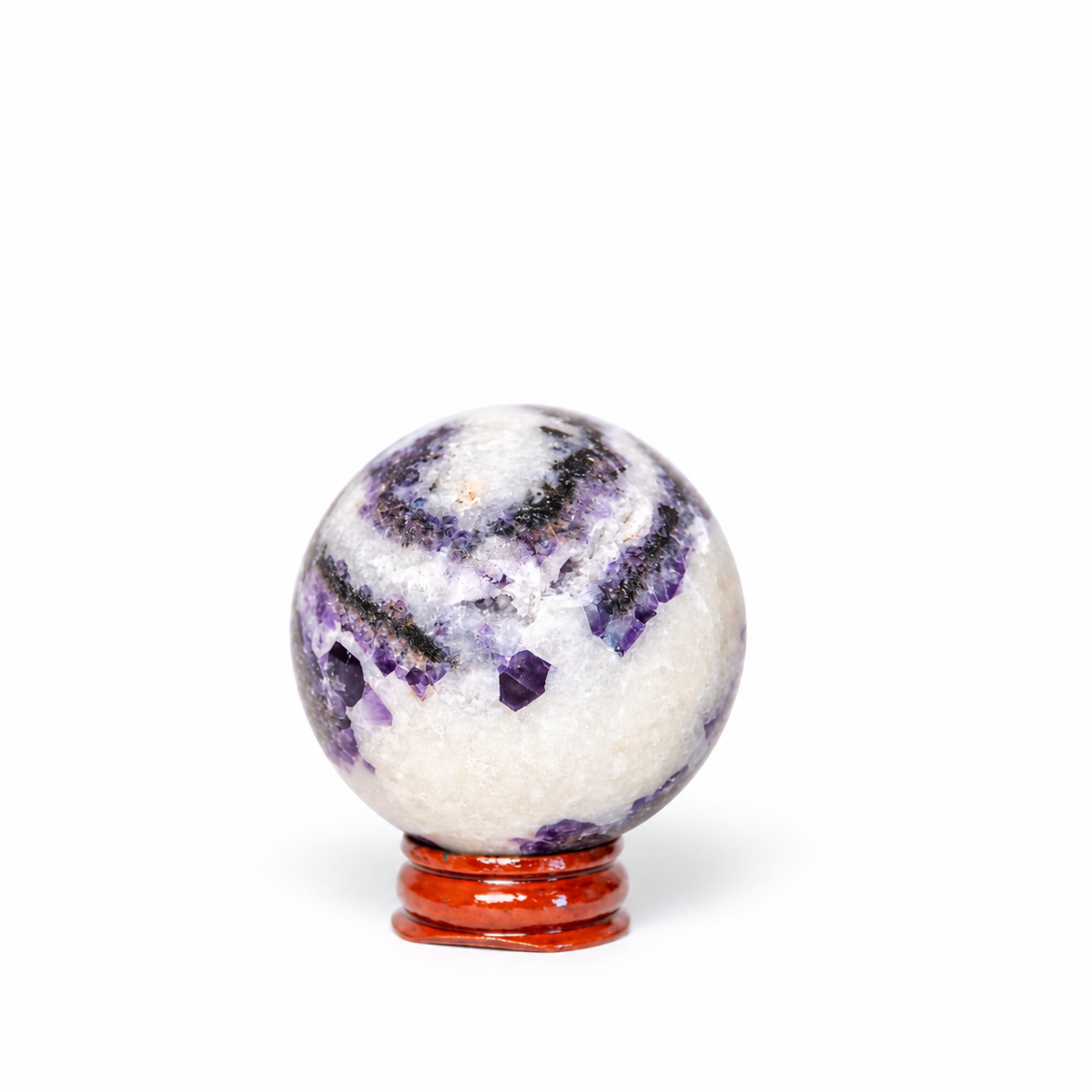 Zebra Fluorite Sphere Clarity · Balance · Focus