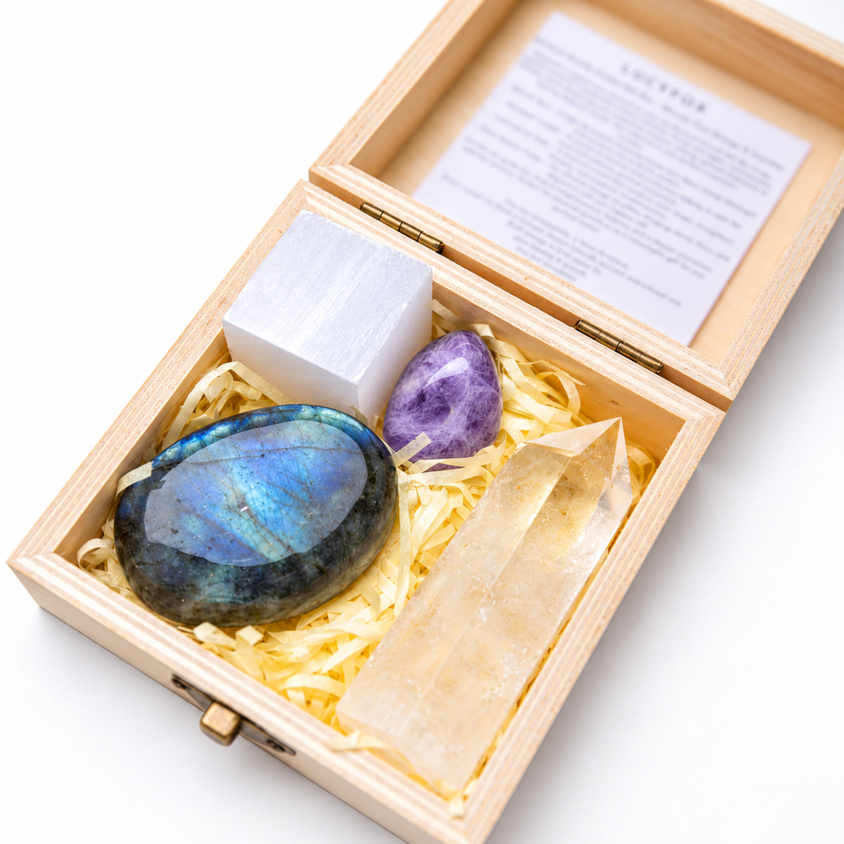 Spiritual Growth Crystal Gift Box – Elevate Your Energy & Intuition