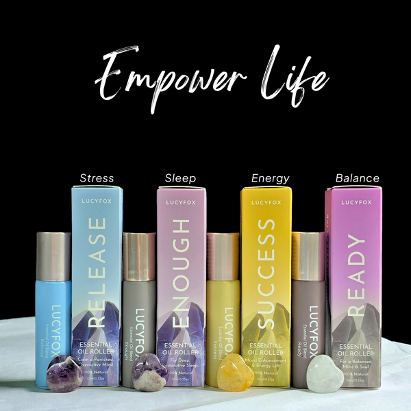 Empower Life Essential Oil Roller Bundle + Free Crystal Suncatcher