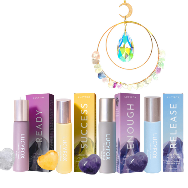 Empower Life Essential Oil Roller Bundle + Free Crystal Suncatcher