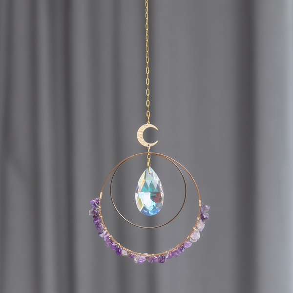 Aurora Suncatchers Amethyst Stone Of Peace