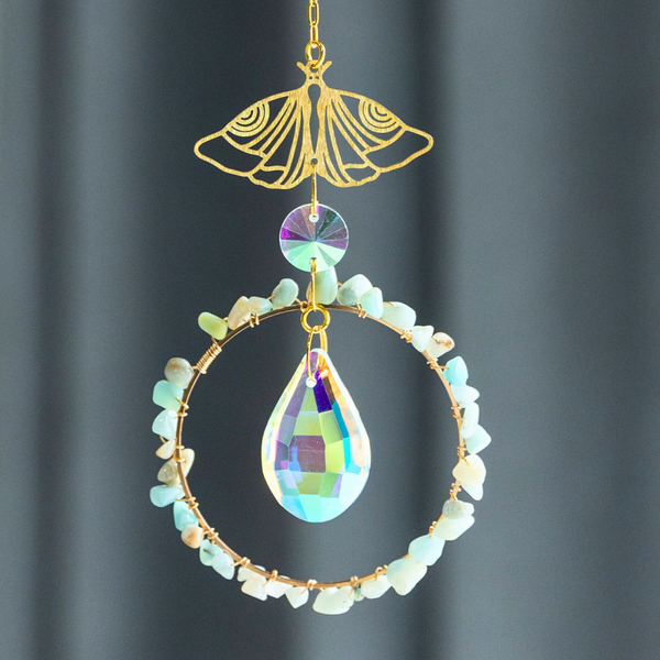 Zenya Crystal Suncatcher Amazonite Serenity · Harmony · Transformation