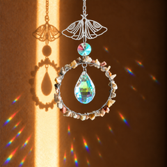 Zenya Crystal Suncatcher Crazy Agate