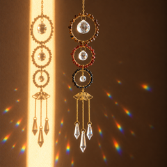 Solace Crystal Suncatcher Tiger Eye Red Jasper Obsidian · Ground · Protect · Empower