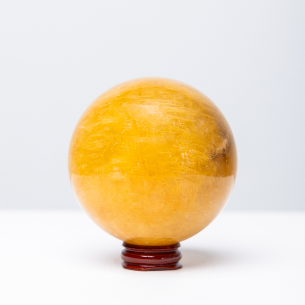 Golden Healer Quartz Sphere Healing • Clarity • Renewal